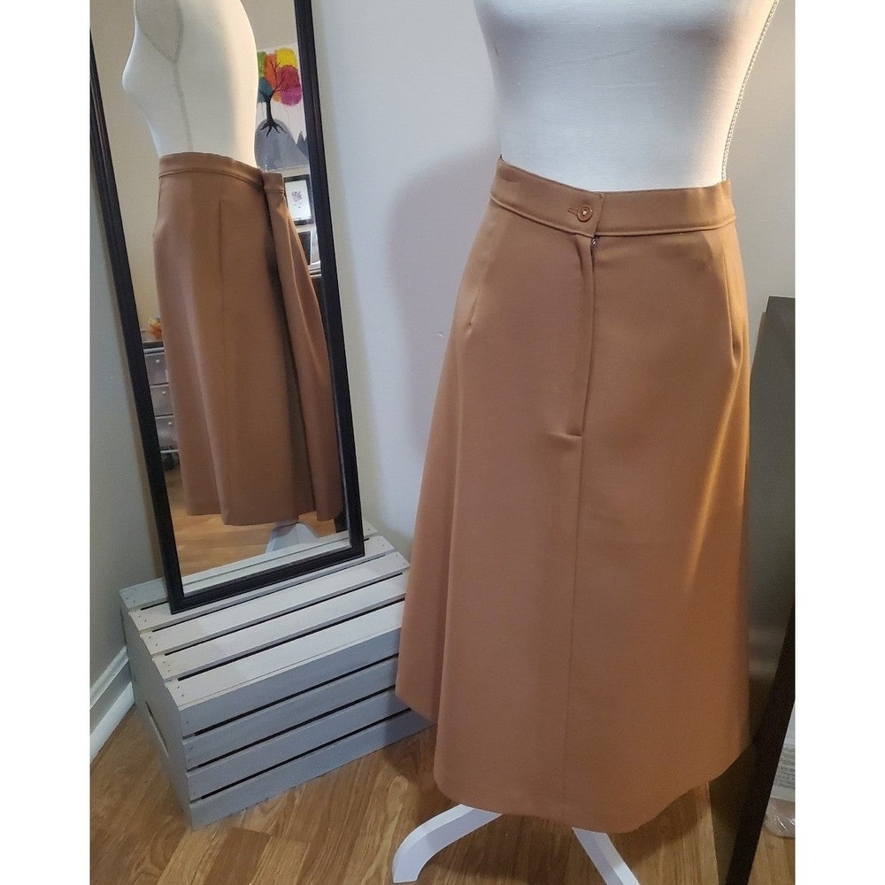 Vintage Lasting Comfort Tan Penci Skirt XL/1X
